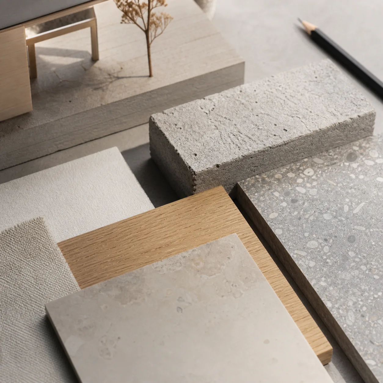 Materiais e detalhes de projeto da Caroline Staidel